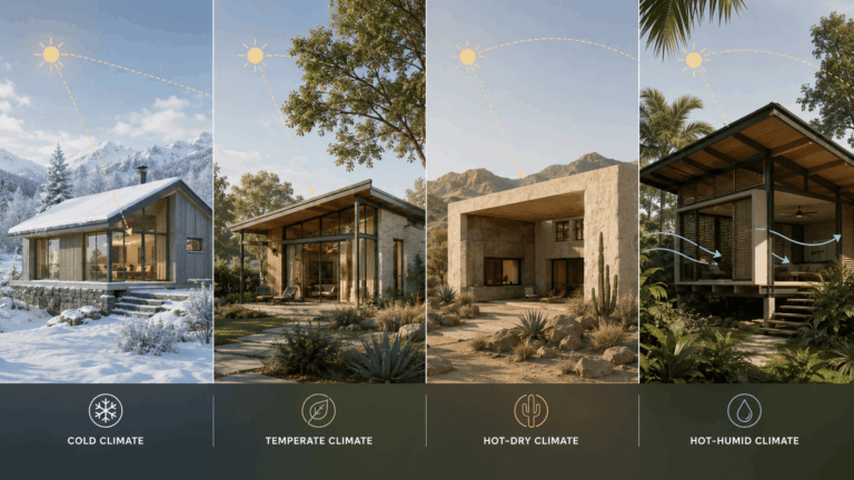 Climate zone house designs overview