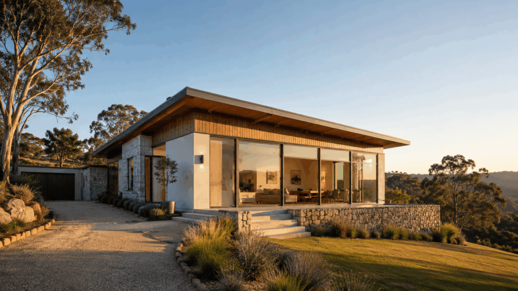 Golden hour at a modern home (1) Golden hour at a modern home (1)