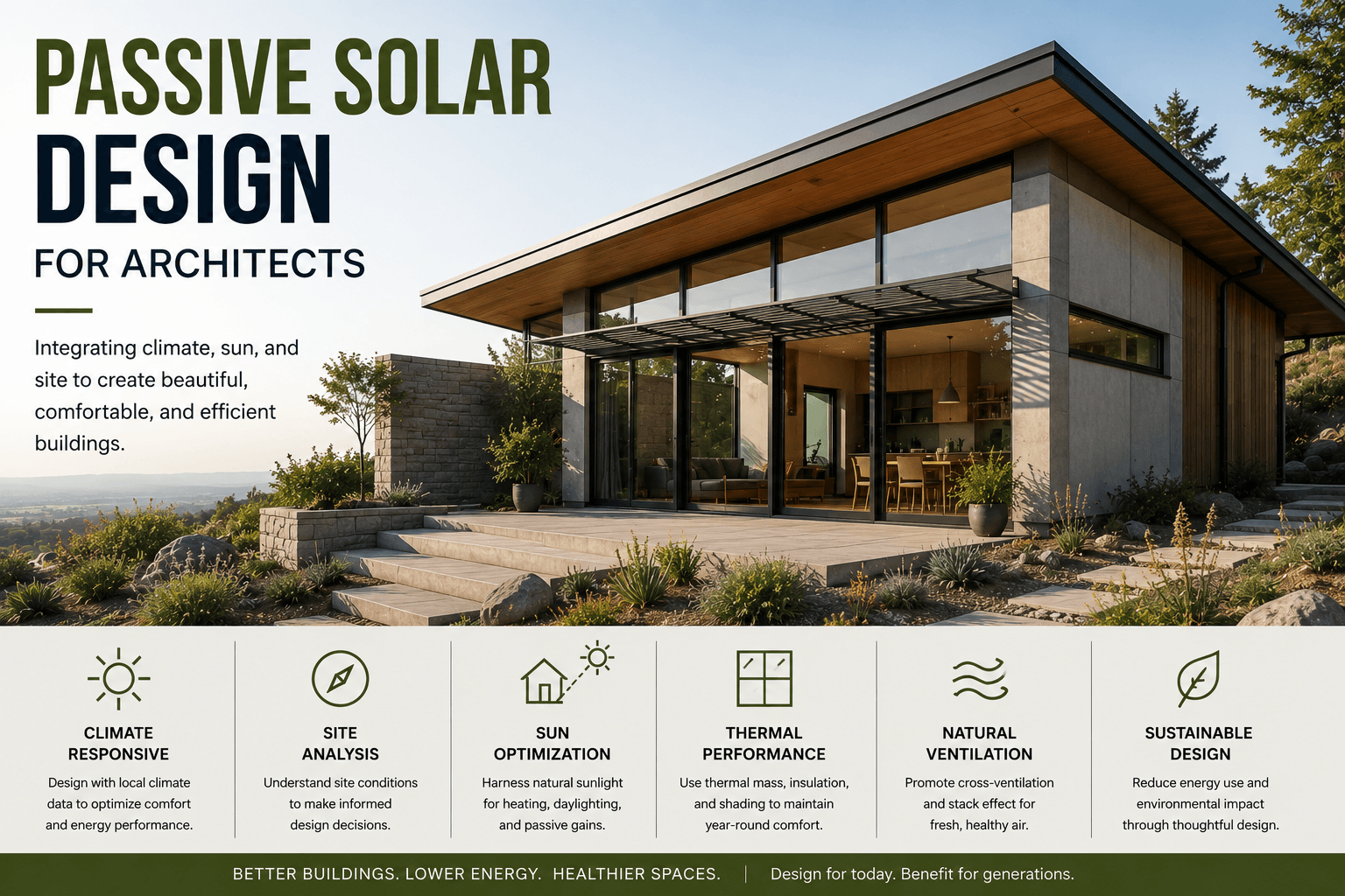 Passive Solar Design for Architects - Passive Solar Architecture