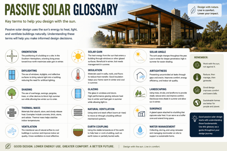 Passive Solar Glossary