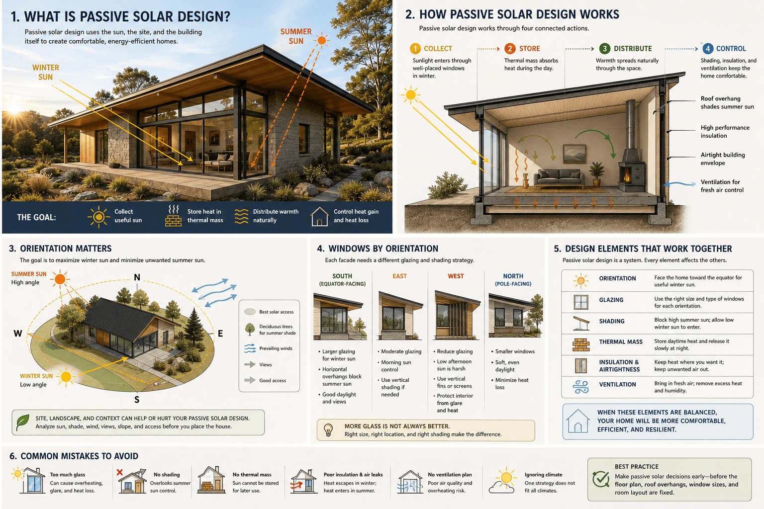 Passive solar design guide Passive solar design guide