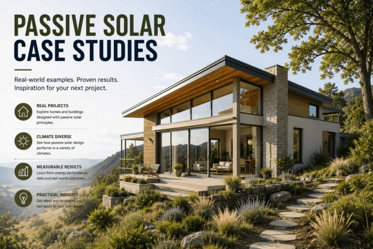 Passive solar home design inspiration