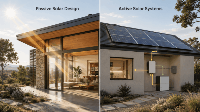 Passive vs active solar systems comparison